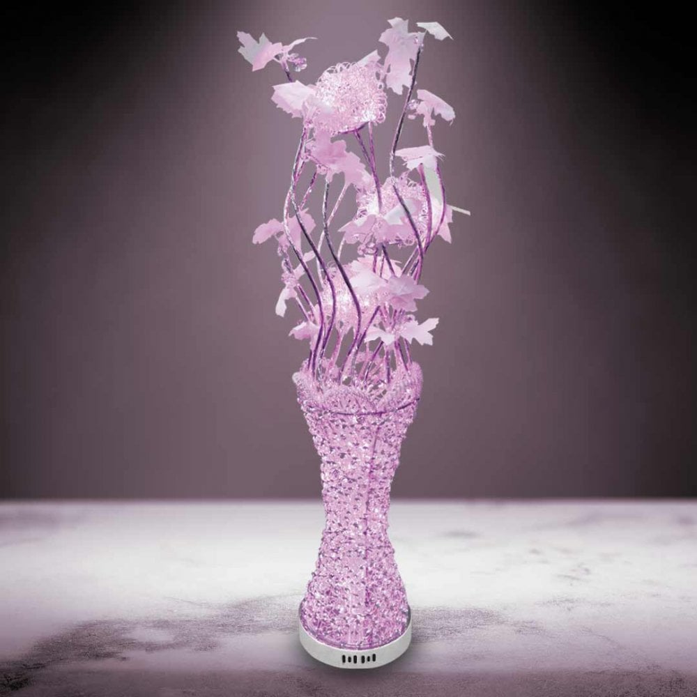 Aluminium flower floor deals lamp