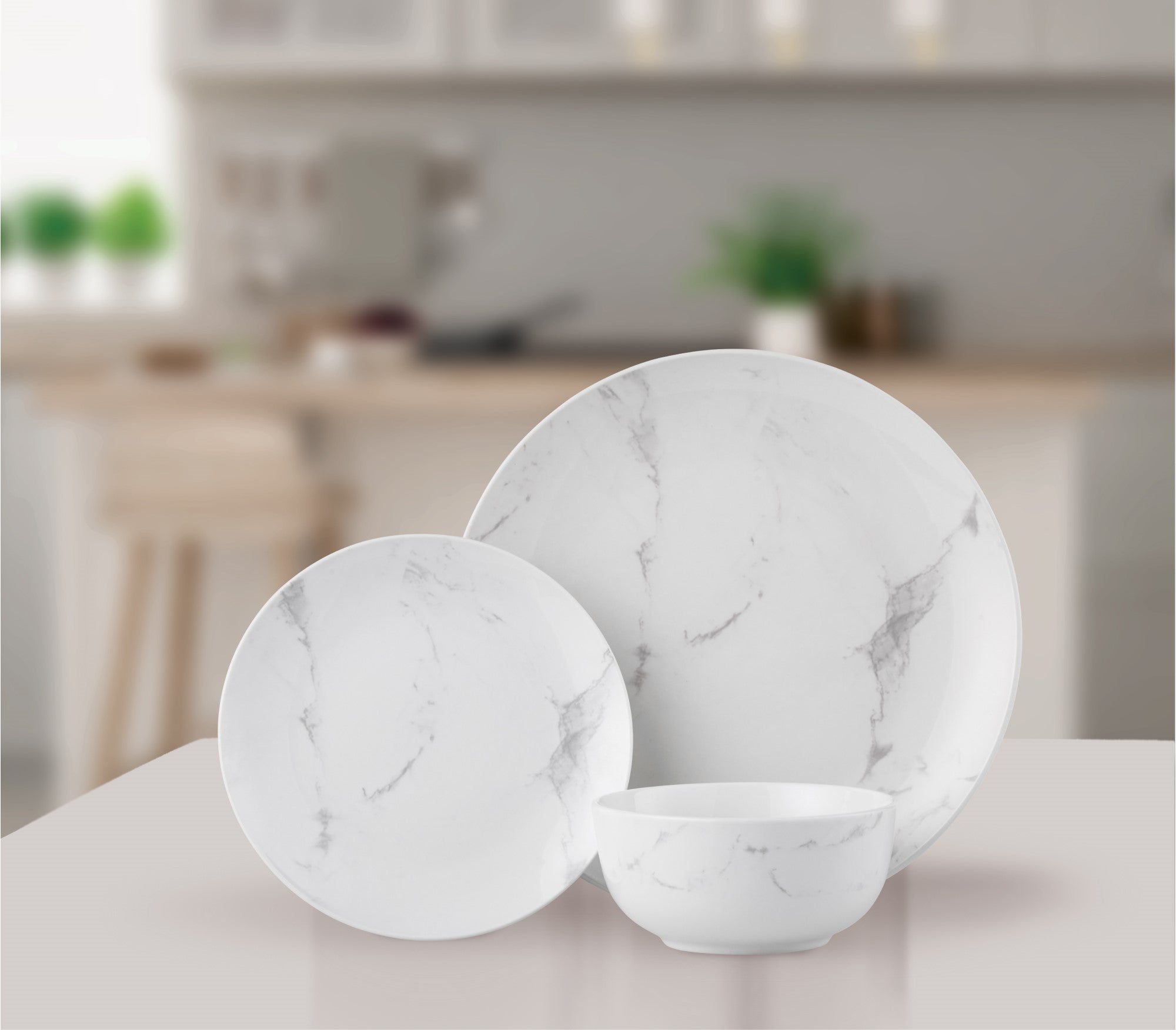 Marble hotsell dinnerware sets