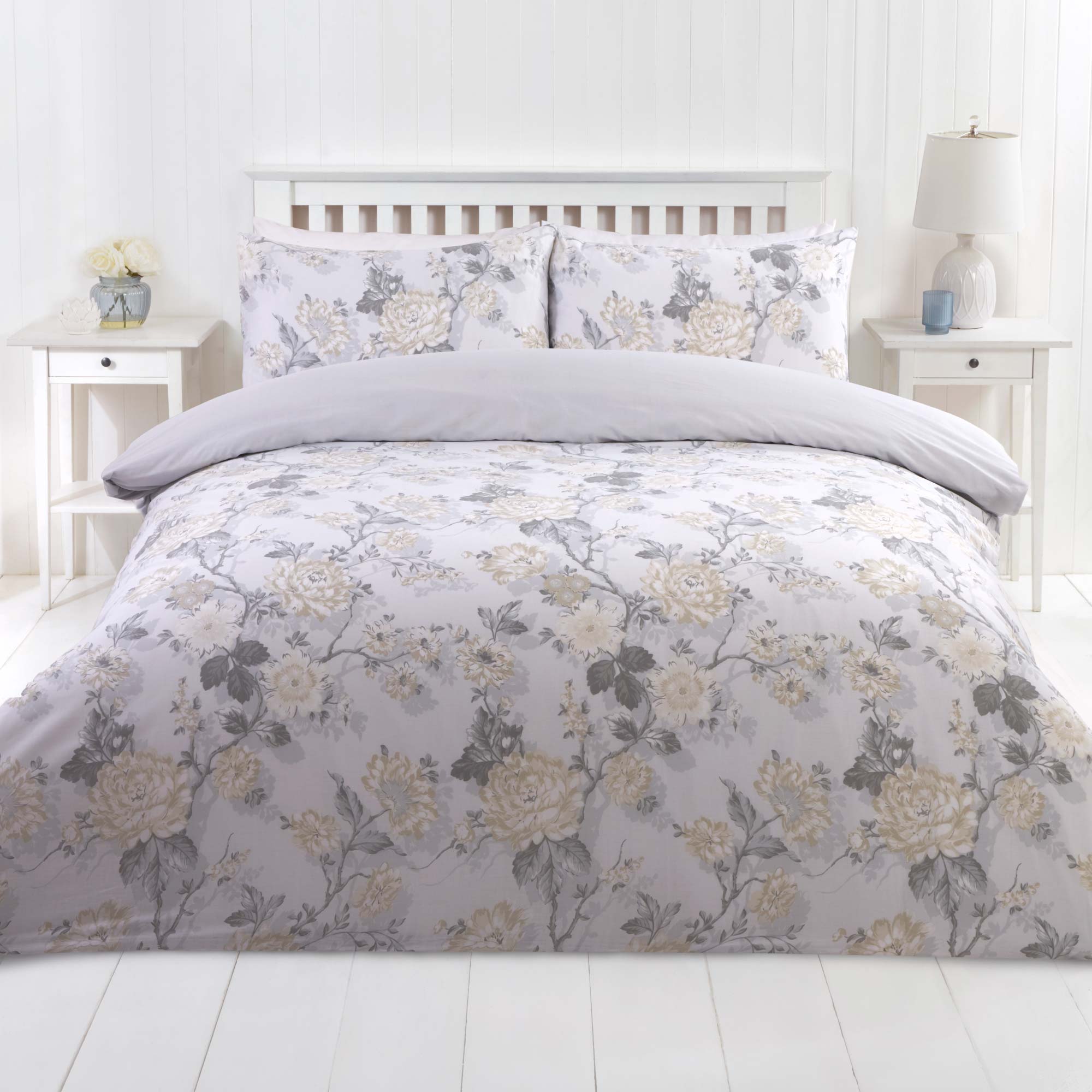 Fauna Duvet Set - Grey/Cream – Lewis's